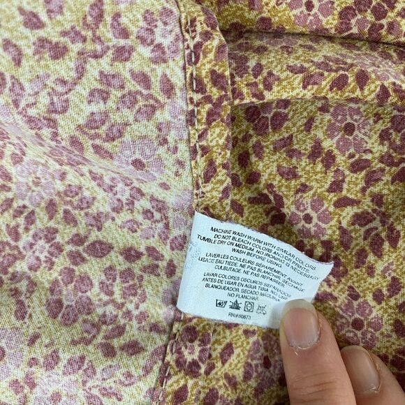 Vtg Westpoint Stevens Flat sheet floral w paisley Boho/Cottage - Picture 6 of 7